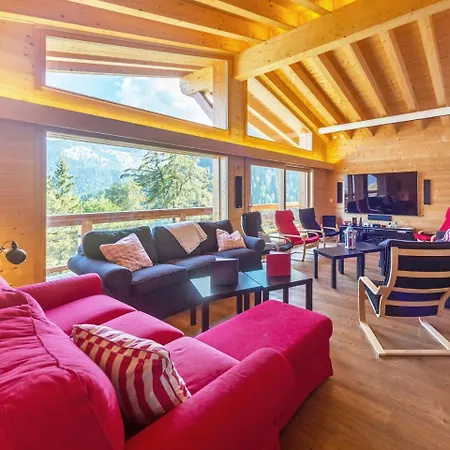 Grand Chalet With Jacuzzi On Slopes In Riddes